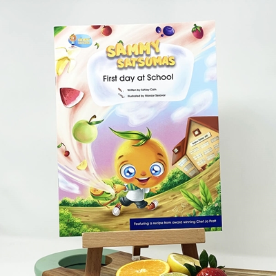 Show details for Sammy Satsuma’s first day at school